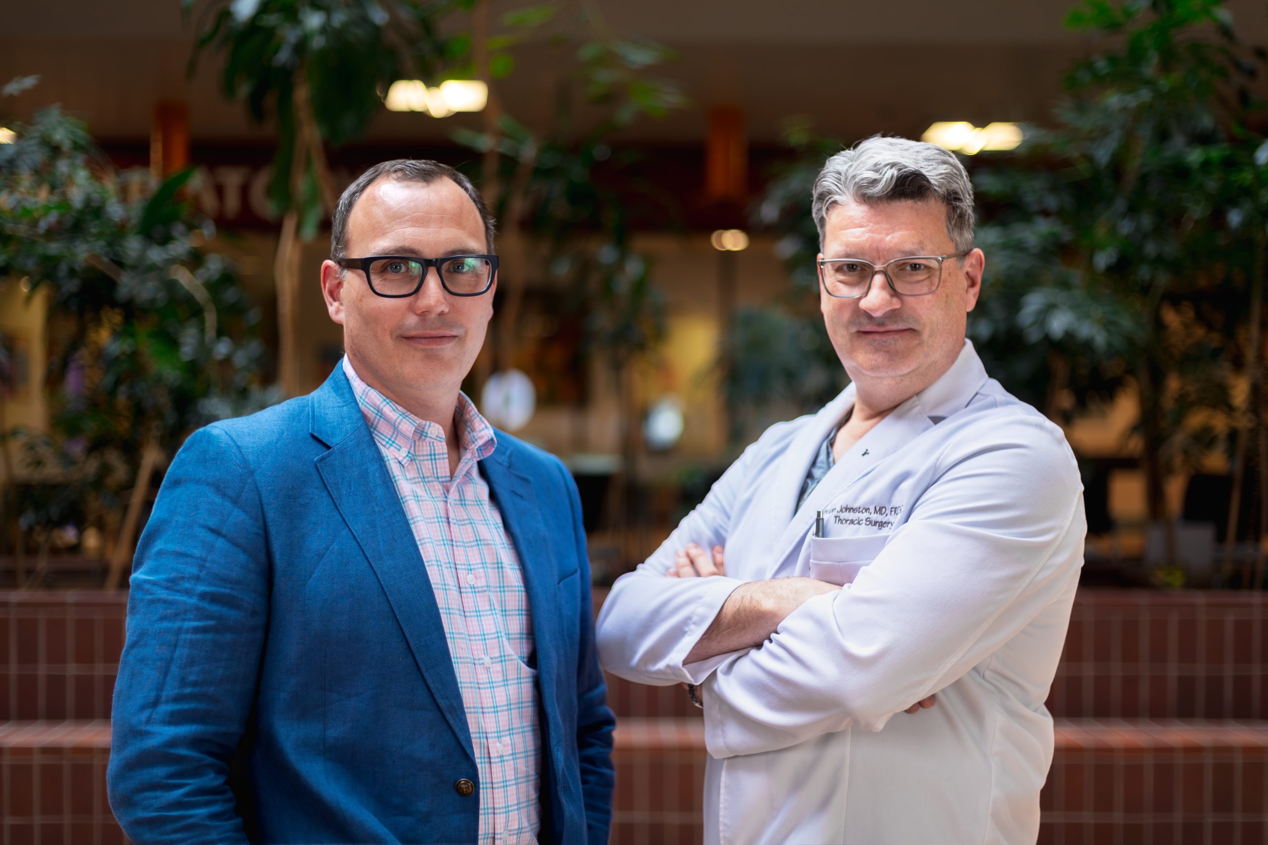 Dr. Johnston and Dr. Russell were part of the Team who pitched for leading-edge diagnostic equipment for earlier detection and treatment.