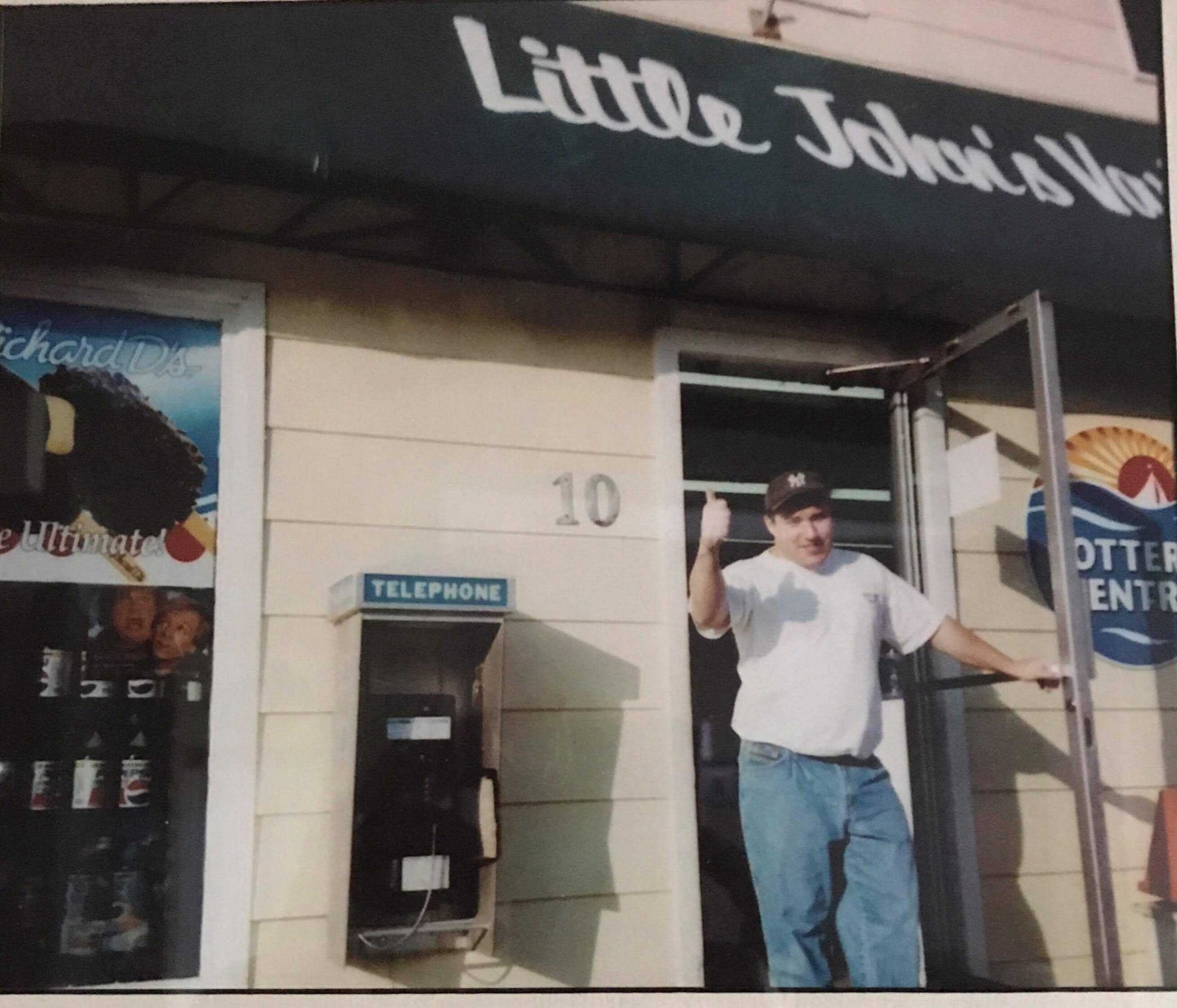 John T McMillan Jr at his convenience store Little Johns Variety.